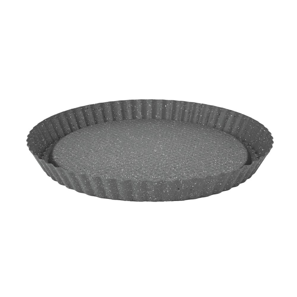 Aeternum, Bakeware Petravera Tart with Excavation, Diameter 28 cm, Oven-Safe, Carbon Steel, Grey