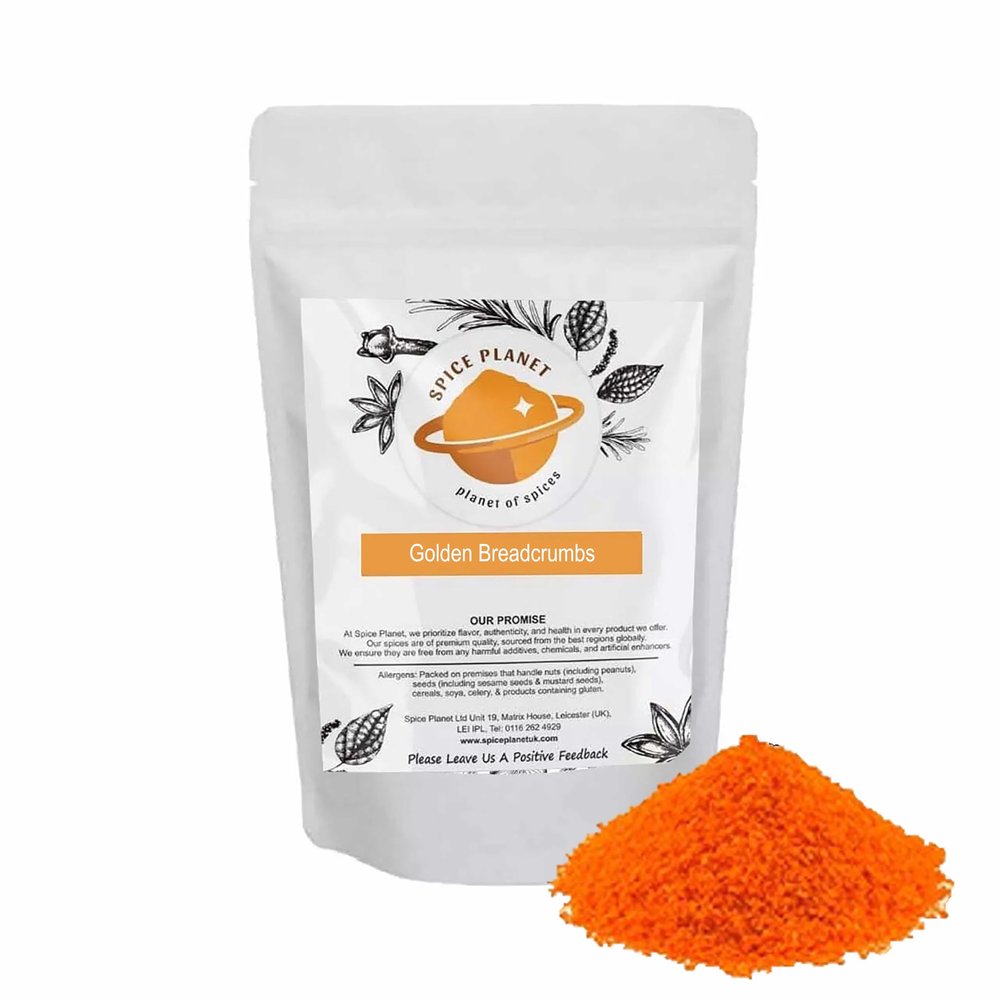 Breadcrumbs Golden | Orange Premium Quality Free UK P&P by Spice Planet (1kg)