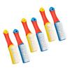 HOODANCOS 6pcs Shoe Cleaning Brush Set with Sturdy Plastic Handles and Flexible Bristles for Effective Scrub Cleaning of Shoes and Clothes in Bathroom and Kitchen view 1