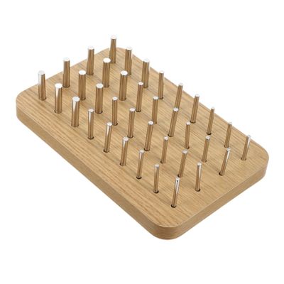 BCOATH Wooden Pegboard Hand Rehabilitation Tool for All Ages User-Friendly Design for Finger Dexterity Hand-Eye Coordination and Fine Motor Skills Training Occupational Therapy Equipment