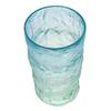 SECFOU Water Cup Drinking Glass with Glacier Gradient Pattern Blue Glass Creative Easy to Clean Suitable for Juice for Parties and Birthdays view 1