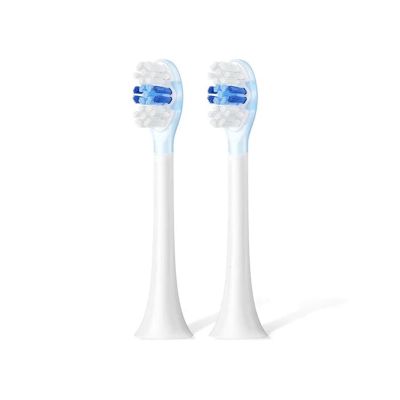 Replacement Toothbrush HeadsCompatible for SOOCAS X3U/X3pro/D2/D3S/D5 Brush Head Nozzle Jets(2 Clean White)