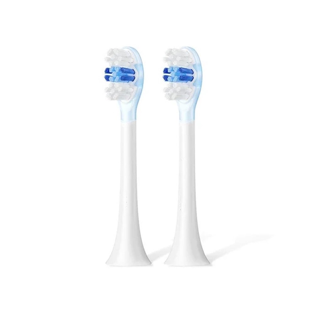 Replacement Toothbrush HeadsCompatible for SOOCAS X3U/X3pro/D2/D3S/D5 Brush Head Nozzle Jets(2 Clean White)