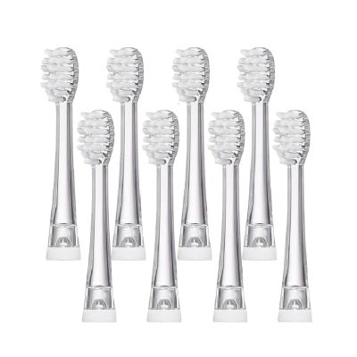 4/8/12/16 Pcs Ultral Soft Bristle Replaceable Brush Heads,Compatible for Seago SG977/EK6/EK7/SG513 Electric Toothbrush Head(8 pcs)