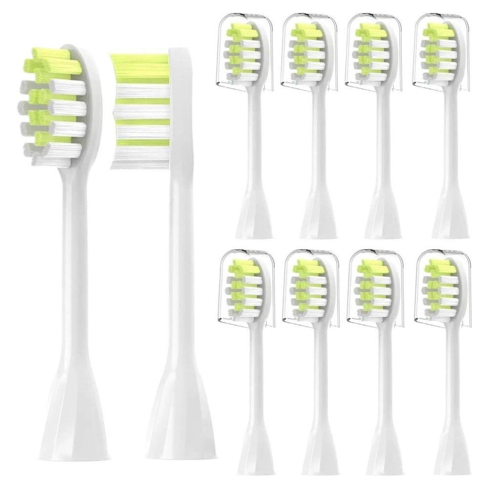 4Pack Replacement Toothbrush Heads Compatible with Ph One Soni Care Electric Toothbrush Head HY1100 HY1200 BH1022(8pcs White)