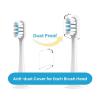 12PCS Replacement Brush Heads,Compatible for XIAOMI MIJIA T300/T500/T700 Sonic Electric Toothbrush Soft Bristle Caps(6BlueL6Green) view 4