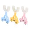 VILLFUL 3pcs U-Shaped Toothbrush Soft Silicone Manual Tooth Cleaning Brush for Boys Gum Massage Function Portable Lightweight Design view 1
