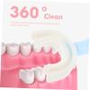 VILLFUL 3pcs U-Shaped Toothbrush Soft Silicone Manual Tooth Cleaning Brush for Boys Gum Massage Function Portable Lightweight Design view 2