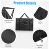 Anneome Wear-Resistant Lightweight Foldable Wheelchair Carrying Bag Oxford Cloth Dustproof Storage Tote Portable Wheelchair Protection for Travel view 3