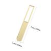 GARVALON Ice Cream Stick 20pcs Acrylic DIY Ice Pop Sticks Reusable Golden for Boys and Girls Birthday Craft Baking Decor view 2