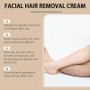 Facial Hair Removal Cream with Coconut Oil, Gentle Painless Depilatory Cream for Removing Upper Lip, Chin and Face Hair, Moisturizing & Soothing, Non-Irritating & Non-Greasy for Smooth Skin (3pcs) view 4