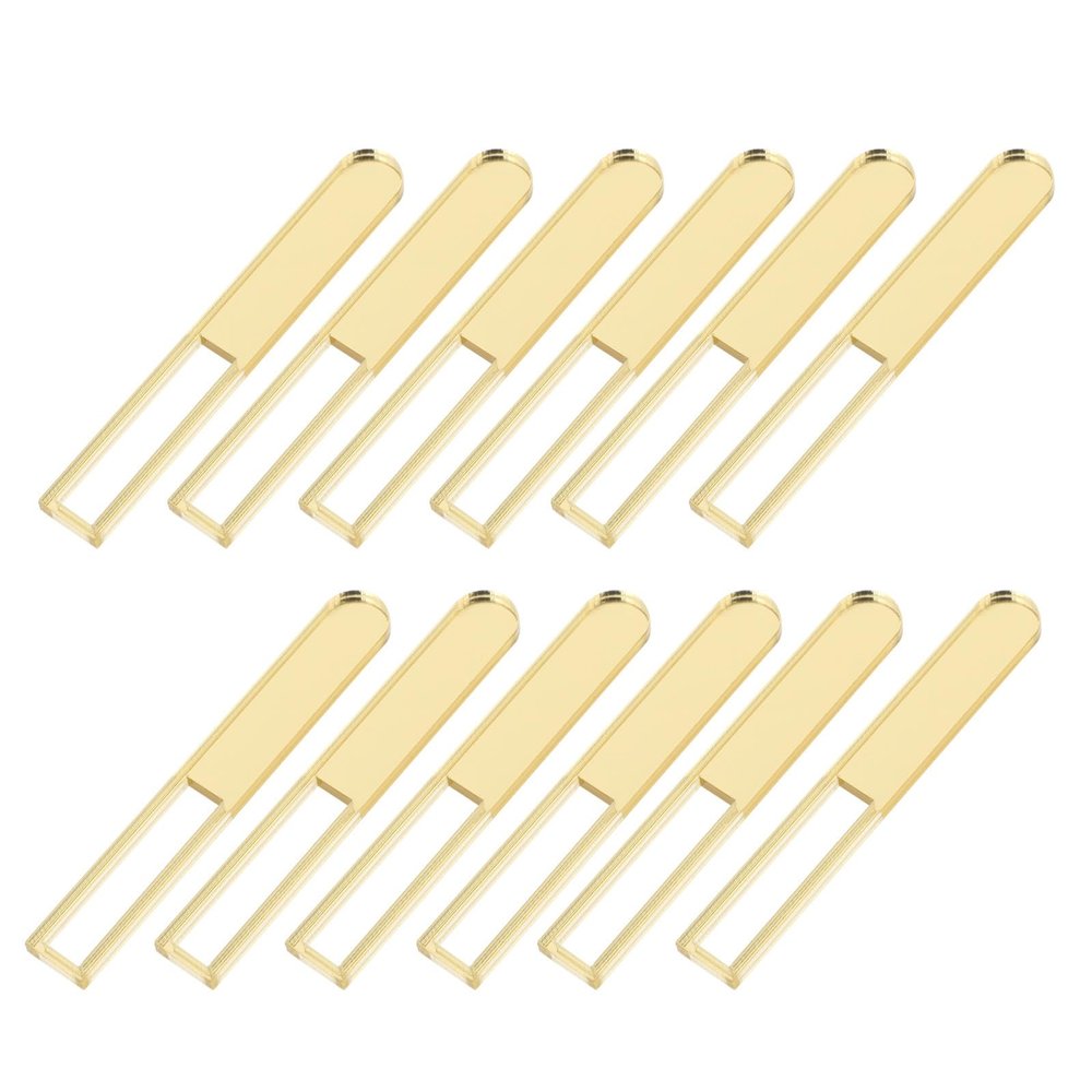 20pcs DIY Ice Pop Stick Acrylic Mirror Craft Sticks for Boys and Girls