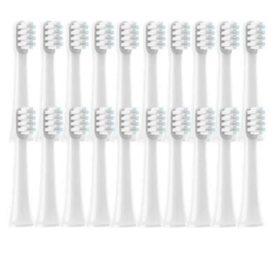 20/50/100PCS PCS,Compatible for XIAOMI MIJIA T100 Brush Heads Replacement Soft Electric Toothbrush Brush Nozzles(20White)