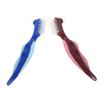 DECOMELODY 2pcs Denture Cleaning Brush Dual Heads Portable Denture Care Brush for False Teeth Travel Use view 1