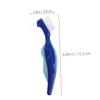 DECOMELODY 2pcs Denture Cleaning Brush Dual Heads Portable Denture Care Brush for False Teeth Travel Use view 2