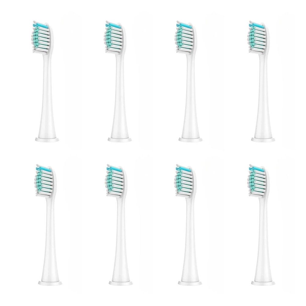 8Pcs Replacement Brush Heads,Compatible for Philips Sonicare DiamondClean, HX3/HX6/HX9 Series Electric Toothbrush Heads HX6064(8Pcs White)