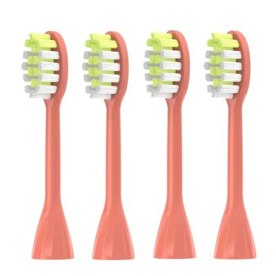 4Pack Replacement Toothbrush Heads Compatible for Ph One Soni Care Electric Toothbrush Head HY1100 HY1200 BH1022(Miami Coral)