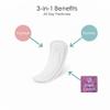 Always Dailies 3in1 Comfort Dryness Odour Control Normal Single Pantyliners Individually Wrapped (Pack of 3) view 3