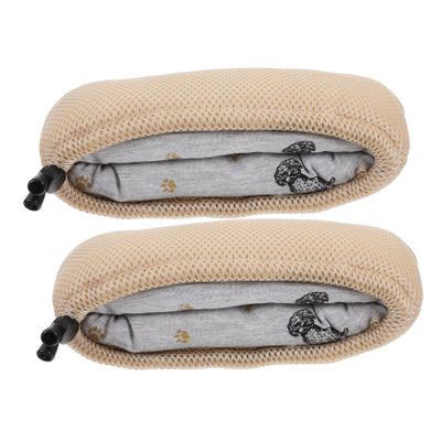FONDOTIN Cane Crutch Pads 2pcs Soft Underarm Sponge Covers Breathable Thickened Cotton Crutch Cushions for Pain Relief Walking Accessories for Elderly and Disabled