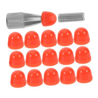 Amosfun 48pcs Hammer Replacement Head for Dent Removal Kit Automotive Tools Body Repair Dent Removal Tools Car Repair Kit
