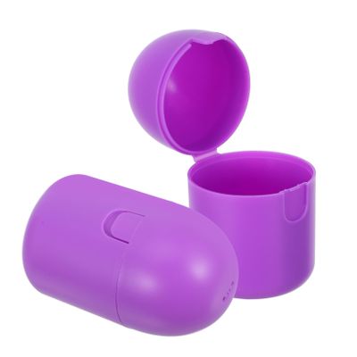 MOLUCKFU 2pcs Portable Breathable Cups Containers Travel Box for Menstrual Cups Storage, Made of Sturdy Pp Material, Outdoor Carrier for Feminine Care
