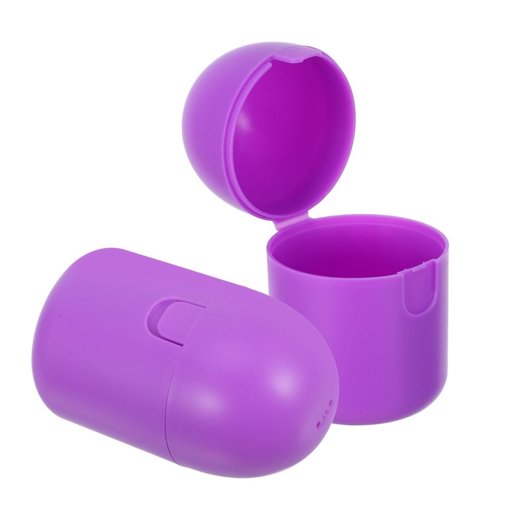 MOLUCKFU 2pcs Portable Breathable Cups Containers Travel Box for Menstrual Cups Storage, Made of Sturdy Pp Material, Outdoor Carrier for Feminine Care