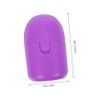MOLUCKFU 2pcs Portable Breathable Cups Containers Travel Box for Menstrual Cups Storage, Made of Sturdy Pp Material, Outdoor Carrier for Feminine Care view 2