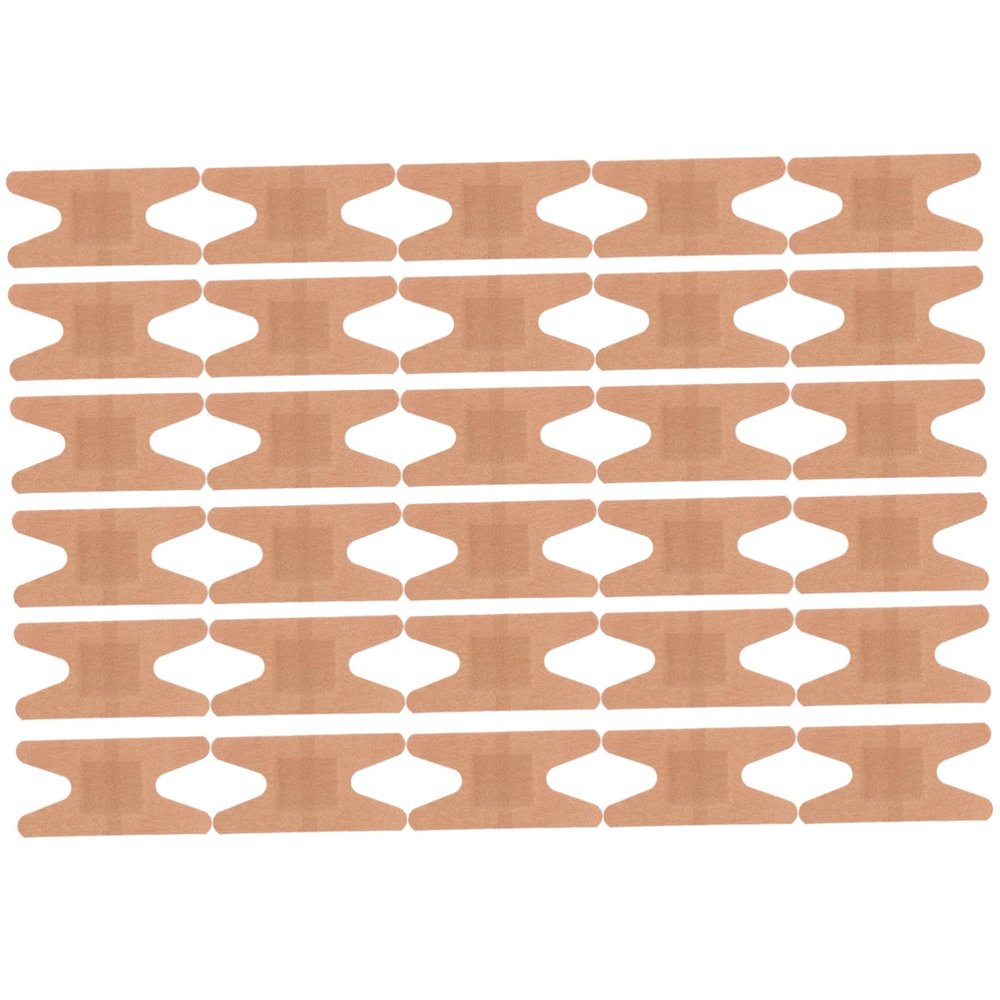 MOLUCKFU Waterproof Breathable Woundplast Adhesive 30Pcs Fabric Band for Hand Injury Wound Care Absorbent Pad Comfortable Wear