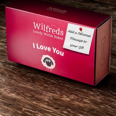 Wilfred's Traditional Fruit Cake 800g Rich & Moist Handmade British Fruit Loaf | Classic Bakery Recipe | Cake Gift for Christmas, Easter, Birthdays & Special Occasions (I Love You)