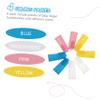 Anneome 4pcs Silicone Finger Toothbrush for Toddlers and Babies Fits Adult Fingers Soft Bristles Removes Tooth Stains for Travel and Baby Bag Oral Care Random Color view 4