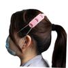 LALADEFIEE 4Pcs Silicone Mask Band Extension Buckles, Adjustable 3-Gear Strap Extenders, Practical Mask Accessories for Men and Women, Black view 2