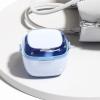 Retainer Holder Case - Portable Denture Cleaning Box with Drain Holes | ABS+PP Travel Retainer Storage Container for Retainers Jewelry Mouthguards & Small Items view 2