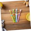 OATIPHO 2sets Boys and Girls Toothbrush Soft Bristles Handle Boy Girl Toothbrush Manual Number Design for Oral Health Teeth Cleaning view 4