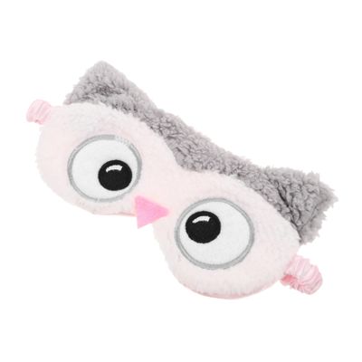 TOPPERFUN Soft and Skinfriendly Owl-Shaped Sleep Eye Mask Blackout Breathable Cloth Material Portable Sleep Mask for Travel and Relaxation Use