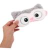 TOPPERFUN Soft and Skinfriendly Owl-Shaped Sleep Eye Mask Blackout Breathable Cloth Material Portable Sleep Mask for Travel and Relaxation Use view 4