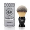 Barts Balm Luxury Synthetic Shaving Brush for men Soft Bristles, No Shedding, Black Handle Combine with Shaving Soap or Cream For A Quick, Rich Lather Vegan & Cruelty Free
