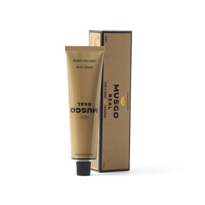 Musgo Real 1887 Shaving Cream, 100ml, smooth and conditioning shaving cream, protects the skin while shaving, shave cream for all skin types