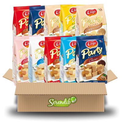 Elledi Party Wafer Mix Pack 10 Bags with Assorted Random Flavours