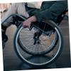 INOOMP 2pcs Folding Wheelchair Handle Grips Non-Slip Roller Handle Sleeves Cushion Pad for Elderly Chair view 4