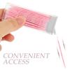 BAZEITFLOW 2 Boxes of Pink Small Interdental Brushes Portable Teeth Cleaners with Ergonomic Handle Made of Polypropylene and Silicone for Convenient Daily Use view 2