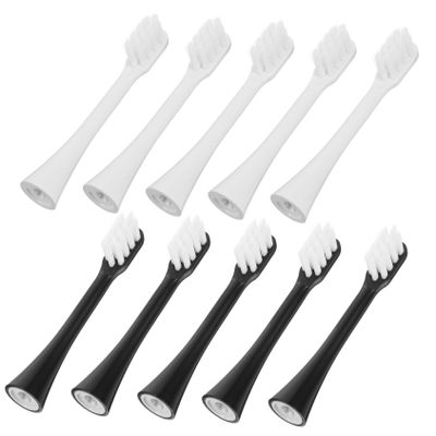Beatifufu 10pcs Electric Toothbrush Head Replacements Soft Bristles for Gentle Daily Teeth Cleaning Compatible with Libode Fupai Models