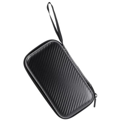 Hoement Thermometer Black and Zipper Classic Pu Design Material Protective Eva Shockproof Portable Storage Bag with Carrying Case for Travel Organisation