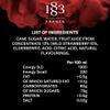 1883 Maison Routin Premium Wild Strawberry Syrup Natural Syrup, Ideal for Cocktails & Mocktails, Iced Teas, Desserts & More Vegan-Friendly, Allergen-Free, No Preservatives 1L Glass Bottle view 3