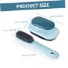 Hohopeti 2pcs Scrub Cleaning Brush Set with Easy to Grip Handle and Soft Nylon Bristles for Shoe and Clothing Cleaning, Suitable for Home and Kitchen Use view 2