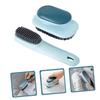 Gogogmee 2pcs Lightweight Shoe and Clothing Scrub Brush Set with Stiff Nylon Bristles and Easy to Grip Handle for Travel and Home Cleaning view 3
