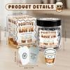 Positive Coffee Affirmations Jar With 60 Cards - Emotional Support Latte view 2