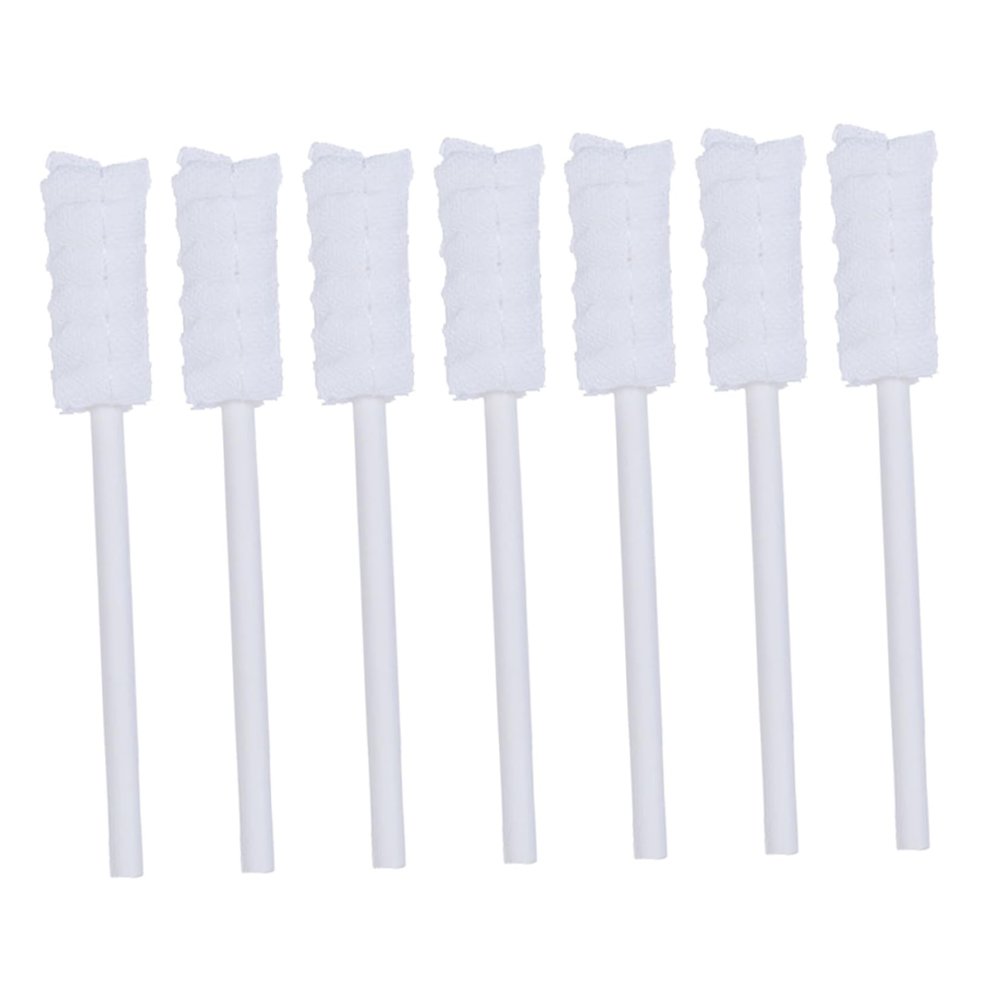 LRXIYODE Infant Oral Care Gauze Dental Swabs 10pcs Set Soft Mouth Cleaning Brush for Babies Newborn Mouth Hygiene White