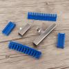 Dent Car Repair Tool Set Vehicle Dent Removal Kit Bridge Type Puller Glue Pulling Tabs Stainless Steel Slots Quick Easy Repairing Tools for Auto Body Dents Blue Silver ABS Metal view 2