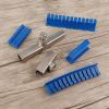 Dent Car Repair Tool Set Vehicle Dent Removal Kit Bridge Type Puller Glue Pulling Tabs Stainless Steel Slots Quick Easy Repairing Tools for Auto Body Dents Blue Silver ABS Metal view 3
