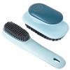 IWOWHERO 2pcs Shoe and Laundry Scrub Brushes Cleaning Brushes with Soft Bristles for Clothes Shoes and Household Stains Removal Comfortable Grip Blue view 1